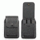 DeSantis Black - Plain - Pac-Three Magazine Pouch - Black Snaps U86BJWWZ3