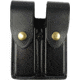 DeSantis Double Magazine Pouches, Glock 17, 22, 37, H&amp;K USP 9/40, Para P13, P14, Brass Snap Closure, Ambidextrous, Plain, Black, U41BJJJZ2