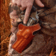 DeSantis Dual Angle Hunter Leather OWB Holster, S&amp;W Governor 2 3/4in, Left Hand, Plain, Tan, 016TDV1Z0