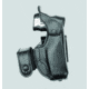 DeSantis Left Hand - Black - Basketweave - X26 SC Swivel Holster ATT6090LHBW