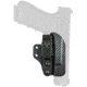 DeSantis Lifeguard IWB Holster, Glock 17/17 GEN 5/19/19 Gen 5/19X/22/23/26/26 GEN 5/27/31/32/45, Ambidextrous, Carbon, Kydex, 216KJB6Z0