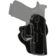 DeSantis Mini Scabbard Leather Belt Holster, H&amp;K CC9 With Or Without Red Dot Sight, Right, Black, 019BA7ZZ0