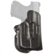 DeSantis Mini Scabbard Leather Belt Holsters - Smith &amp; Wesson, S&amp;W M&amp;P Compact .22, S&amp;W M&amp;P 380 Shield EZ, S&amp;W Performance Center M&amp;P .380 Shield EZ M2.0, Right Hand, Plain, Black, 019BA3AZ0