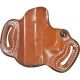 DeSantis Mini Slide Leather Belt Holsters, Glock 17, 19, 22, 23, 26, 27, 31, 32, 33, 36, 19X, 45, Left Hand, Plain, Tan, 086TBE1Z0