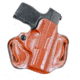 DeSantis Mini Slide OWB Belt Holster, Unlined Leather, RM1C, Right Hand, Plain, Tan, RM1C, 086TA1ZZ0