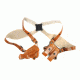 DeSantis New York Undercover Shoulder Holster - Right, Tan w/ Double Mag Pouch 11DTAB8G0 - S&amp;W 59-43, 59-44, 59-46