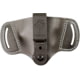 DeSantis Outback Belt Leather Holster, Fits Most Medium to Large Autos and Small Revolvers, Ambidextrous, Plain, Black, 145BJG2Z0