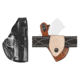 DeSantis Quick Snap Belt Holster, Black, Tan