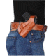 DeSantis Quick Snap Leather Belt Holster, SIG P238, P238 Equinox, Colt Pony, Mustang, Kimber Micro Carry, Left Hand, Plain, Tan, 027TBP6Z0
