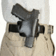 DeSantis Simple Slide Belt Leather Holster, Fits Most Medium Autos and Small Revolvers, Left Hand, Lined, Black, 119BBG2Z0