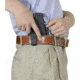 DeSantis Slim-Tuk Leather IWB Holster, Kimber R7 Mako w/ or w/out Red Dot, Ambidextrous, Black, 137KJ7RZ0
