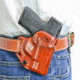 DeSantis The Osprey OWB/IWB Leather Holster, Springfield Armory Hellcat 3in, Right Hand, Plain, Tan, 159TA9PZ0
