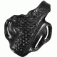 DeSantis Thumb Break Scabbard Holster - Right Hand, Black, Lined, Basketweave, 3 Slot 001BG31Z0 FITS FN HERSTAL FNP-45 4 1/2in.