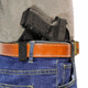 DeSantis Vanquisher IWB Nylon Holster, Fits Most Medium to Large Autos and Small Revolvers, Ambidextrous, Nylon, Black, M71BJG2Z0
