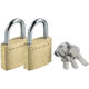 Design Go Case Padlock Solid Brass 2pk 171
