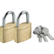 Design Go Case Padlock Solid Brass 2pk 171