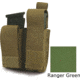 Diamondback Tactical Double Universal Pistol Mag Pouch, Ranger Green, A-BLPM08-9-RANGERGREEN
