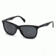 Diesel DL0222 Sunglasses - Shiny Black Frame Color, Smoke Lens Color