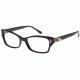 Diva 5415 Eyeglass Frames, Female, Black-Gold Frame, 53-18-140 5415-97A