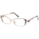 Diva 5433 Eyeglass Frames, Female,, Wine-Gold-Violet Frame, 51-16-130 5433-123