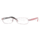DKNY DY 5584 Eyeglasses, Pink Sand Frame w/NonRx 49 mm Diameter Lenses, 1133 4916