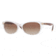DKNY DY4083 Single Vision Prescription Sunglasses DY4083-300213-5617 - Lens Diameter 56 mm, Frame Color Transparent Brown
