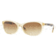 DKNY DY4083 Single Vision Prescription Sunglasses DY4083-35272L-5617 - Lens Diameter 56 mm, Frame Color Honey