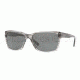 DKNY DY4089 DY4089 Single Vision Prescription Sunglasses DY4089-344987-5817 - Lens Diameter 58 mm, Frame Color Striped Gray
