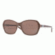 DKNY DY4094 Single Vision Prescription Sunglasses DY4094-357173-5716 - Lens Diameter 57 mm, Frame Color Top Brown on Brown Transparent