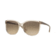 DKNY DY4137 Progressive Prescription Sunglasses DY4137-36976G-58 - Lens Diameter 58 mm, Frame Color Beige Crystal/satin Tobacco