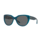 DKNY DY4149 Single Vision Prescription Sunglasses DY4149-374787-55 - Lens Diameter 55 mm, Frame Color Matte Peacock