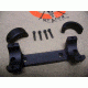 DNZ Products Game Reaper Scope Mount - Browning X Bolt Short Action, Low Ring, 1 in Tube, Black Matte, 80500