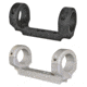 DNZ Products 1 Inch Medium Mounts for Thompson Center Contender Handguns, Black, Silver