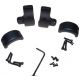 DNZ Products Hunt Masters Two Piece Mounts - Marlin XL7/XS7/Winchester 70, High Ring, 30 mm Tube, 4 Screws, Black Matte, 2W73TH