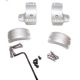 DNZ Products Hunt Masters Two Piece Mounts - Savage Flatback 2003 And Older, Medium Ring, 1 in Tube, 4 Screws, Silver, 2SF1TMS