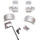 DNZ Products Hunt Masters Two Piece Mounts - Savage Flatback 2003 And Older, High Ring, 30 mm Tube, 4 Screws, Silver, 2SF3THS