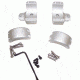 DNZ Products Hunt Masters Two Piece Mounts - Savage Flatback 2003 And Older, Low Ring, 30 mm Tube, 4 Screws, Silver, 2SF3TLS
