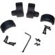 DNZ Products Hunt Masters Two Piece Mounts - Savage Flatback 2003 And Older, Medium Ring, 30 mm Tube, 4 Screws, Black Matte, 2SF3TM