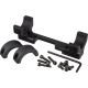 DNZ Products Game Reaper Scope Mount - Knight, Medium Ring, Tube, Black Matte, 10056