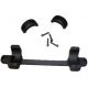 DNZ Products Game Reaper Scope Mount - Ruger American, Short Action, Medium Ring, 1 in Tube, Black Matte, 11280