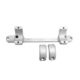 DNZ Products Game Reaper Scope Mount - Weatherby Mark V, Low Ring, 30 mm Tube, Silver, 28400s