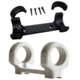 DNZ Tikka T3 30mm Scope Tube Mount, Black, Silver