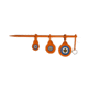 Do All Outdoors Triple Tree Spinner, Orange, 0.177, TSPGT