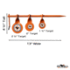 Do All Outdoors Triple Tree Spinner, Orange, 0.22, TS22T