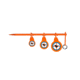 Do All Outdoors Triple Tree Spinner, Orange, 0.22, TS22T
