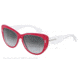 Dolce&amp;Gabbana 3 LAYERS DG4221 Progressive Prescription Sunglasses DG4221-27758G-55 - Lens Diameter 55 mm, Frame Color Top Crystal On Pearl Red