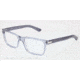 Dolce&amp;Gabbana BLOCK HINGE DG3157 Progressive Prescription Eyeglasses 2694-53 - Transparent Azure Frame, Demo Lens Lenses