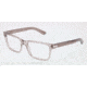 Dolce&amp;Gabbana BLOCK HINGE DG3157 Progressive Prescription Eyeglasses 2696-53 - Transparent Gray Frame, Demo Lens Lenses