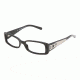 Dolce&amp;Gabbana DG3055B SV Prescription Eyeglasses - Black Demo Lens Frame / 50 mm Prescription Lenses, 501-5016