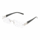 Dolce &amp; Gabanna DG1169B #130 - Silver Frame, Demo Lens Lenses